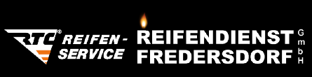 Reifendienst Fredersdorf Logo mit einer Adventskerze